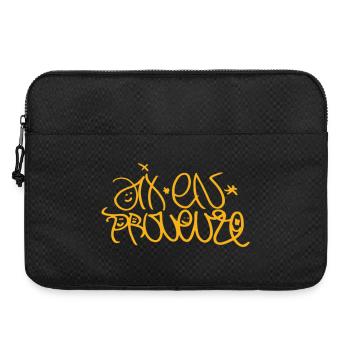 T-shirt souvenir traditionnel d’Aix-en-Provence - Sacoche pour ordinateur portable 15 pouces - noir - Devant
