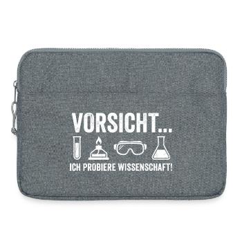 Chemistry Humor Shirt for Science Fans - Laptop bag 15" - heather grey - Front