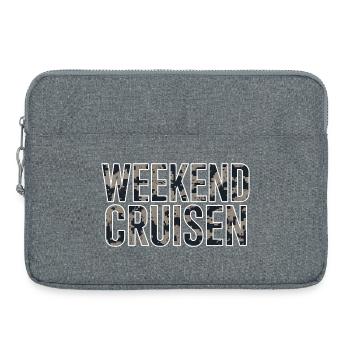 Weekend Cruising Shirt Sticker for Tuning Fans - Laptop bag 15" - heather grey - Front