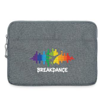 Breakdance Streetstyle Hip Hop DJ Dance - Sacoche pour ordinateur portable 15 pouces - gris chiné - Devant