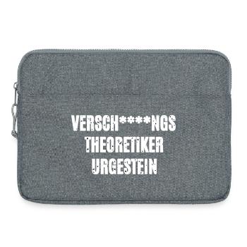 Verschwörungstheoretiker Urgestein - Laptoptasche 15" - Grau meliert - Vorne