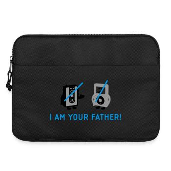 darth vader vs pod - Sacoche pour ordinateur portable 15 pouces - noir - Devant