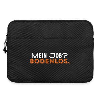 Mon métier ? Sans fond - Sacoche pour ordinateur portable 15 pouces - noir - Devant
