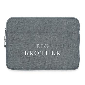 Big Brother Lettres White Big Brother - Sacoche pour ordinateur portable 15 pouces - gris chiné - Devant
