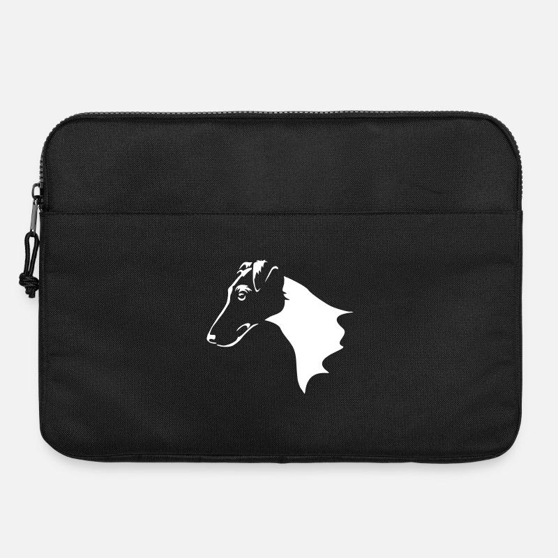 Fox Terrier Head "Black Edition" - Laptop bag 15" - black