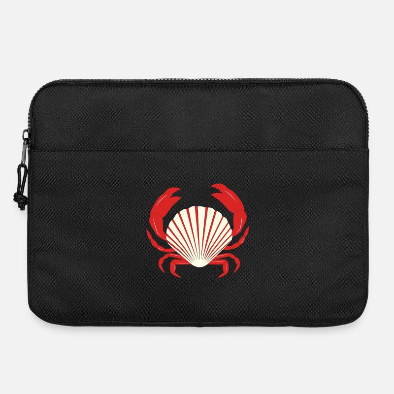 Red Crab - Laptop bag 15" - black
