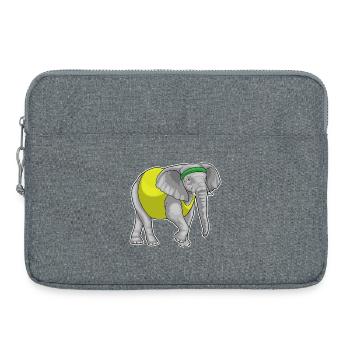 Elephant Jogger Jogging Sport - Sacoche pour ordinateur portable 15 pouces - gris chiné - Devant