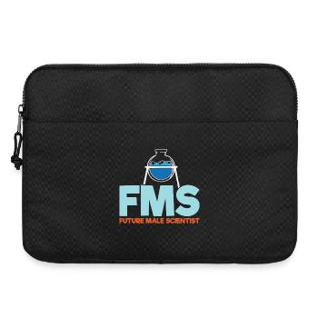 Künftiger männlicher Wissenschaftler - Laptoptasche 15" - Schwarz - Vorne