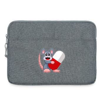 Médecine du médecin de la souris - Sacoche pour ordinateur portable 15 pouces - gris chiné - Devant