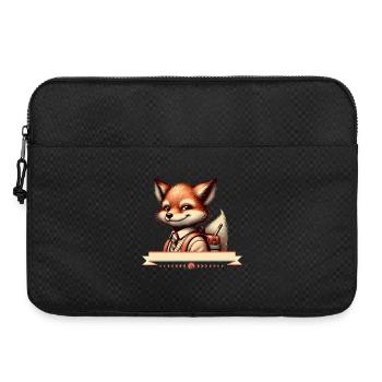 Starting school in style: Fuchs for school beginners - Laptop bag 15" - black - Front