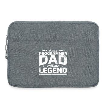 Coder Papa - Laptoptasche 15" - Grau meliert - Vorne
