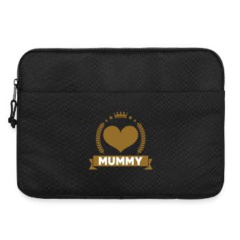 Maman d'Amour - Mother's Day - Laptop bag 15" - black - Front