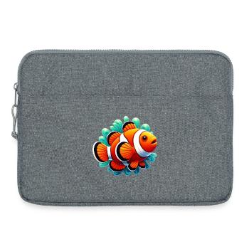 Clownfish - Laptop bag 15" - heather grey - Front