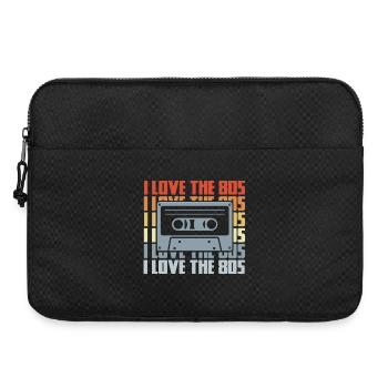 80er Jahre Liebhaber - Laptoptasche 15" - Schwarz - Vorne