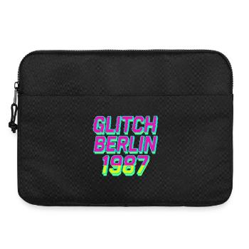 Glitch, Berlin 1987 - Sacoche pour ordinateur portable 15 pouces - noir - Devant