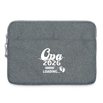 Opa 2026 Loading Baby Footprints Design - Laptoptasche 15" - Grau meliert - Vorne