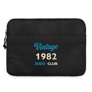 Année de naissance rétro vintage du Judo Club 1982 - Sacoche pour ordinateur portable 15 pouces - noir - Devant
