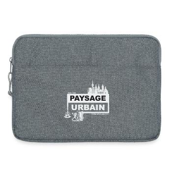 Stadtbild - französisch - ready when you are - Laptoptasche 15" - Grau meliert - Vorne