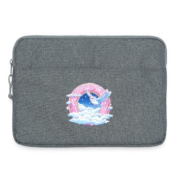 Vol du Ciel Donut - Sacoche pour ordinateur portable 15 pouces - gris chiné - Devant