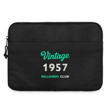 Vintage 1957 – Club de billard rétro Année de naissance - Sacoche pour ordinateur portable 15 pouces - noir - Devant
