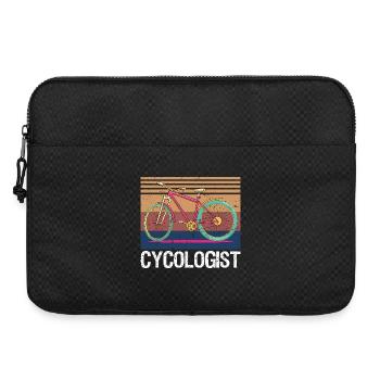 Cycologist Funny Vintage Cycling Cyclist Retro - Laptop bag 15" - black - Front