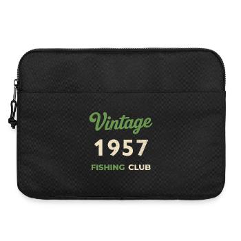 Millésime 1957 – Année de naissance rétro du club de pêche - Sacoche pour ordinateur portable 15 pouces - noir - Devant