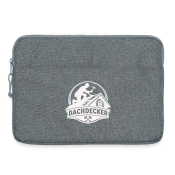 Roofer Craft Logo Motif - Laptop bag 15" - heather grey - Front
