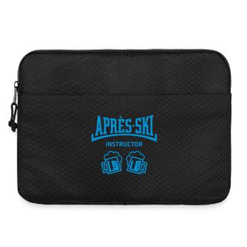 Après-Ski Instructor (Bier Apres Ski Konkav Blue) - Laptoptasche 15" - Schwarz - Vorne