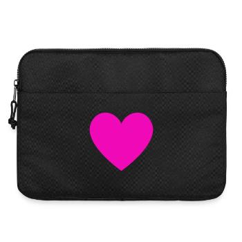 Heart - Laptop bag 15" - black - Front