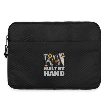 Built by Hand – Werkzeug Illustration - Laptoptasche 15" - Schwarz - Vorne