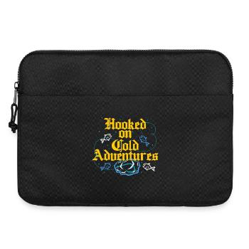 Eisangeln Hooked On Cold Adventures - Laptoptasche 15" - Schwarz - Vorne