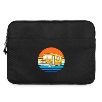 Schulbus Busfahrer Schulbusfahrer - Laptoptasche 15" - Schwarz - Vorne