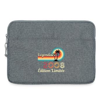 Légendaire 2008, édition limitée - Sacoche pour ordinateur portable 15 pouces - gris chiné - Devant
