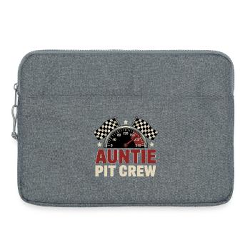 Courses d’équipe des stands Auntie - Sacoche pour ordinateur portable 15 pouces - gris chiné - Devant
