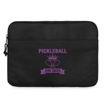 Pickleball Dink Queen Joueur drôle Adore le pickleball - Sacoche pour ordinateur portable 15 pouces - noir - Devant