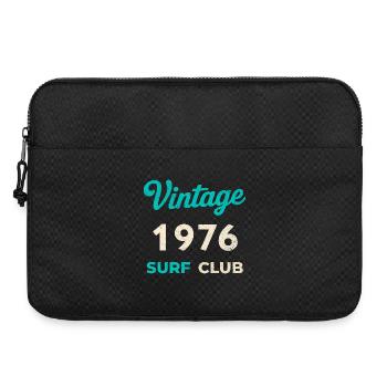 Cadeau vintage 1976 Retro Anniversaire de naissance du Surf Club - Sacoche pour ordinateur portable 15 pouces - noir - Devant