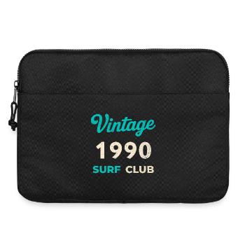 Cadeau vintage de l’année de naissance rétro du Surf Club des années 1990 - Sacoche pour ordinateur portable 15 pouces - noir - Devant
