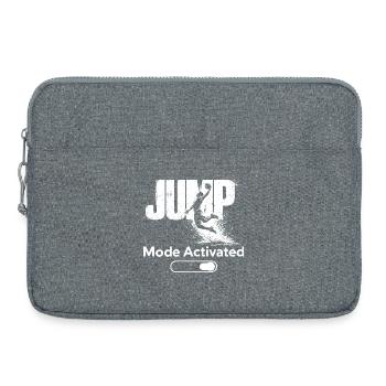 Jump Mode Activated Shirt Basketball Dunk - Laptoptasche 15" - Grau meliert - Vorne