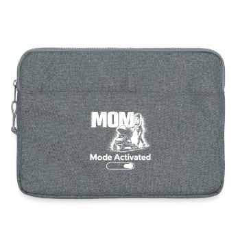 T-shirt activé Mom Mode Nouvelle poussette Baby Mom - Sacoche pour ordinateur portable 15 pouces - gris chiné - Devant