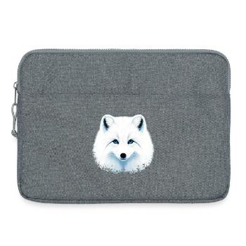 Arctic fox - Laptop bag 15" - heather grey - Front