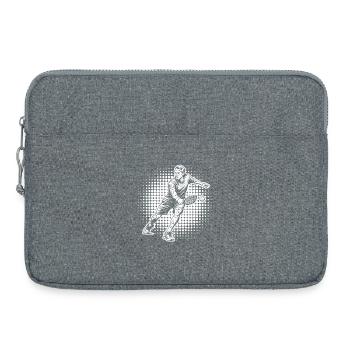 Pickleball Gift Idea for Pickleball Athlete Fans - Laptop bag 15" - heather grey - Front