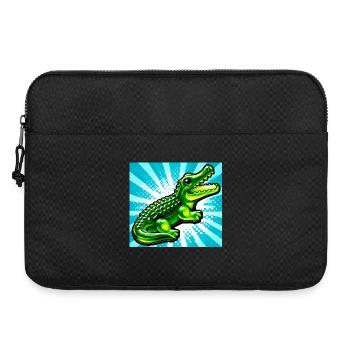 Krokodil - Laptoptasche 15" - Schwarz - Vorne