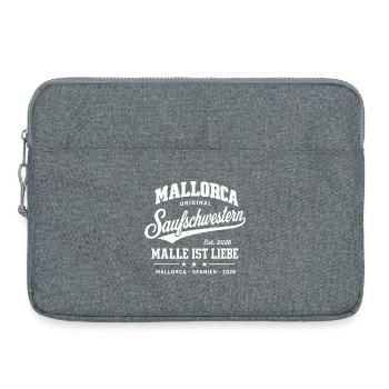 Malle 2026 Saufschwestern Malle ist Liebe - Sacoche pour ordinateur portable 15 pouces - gris chiné - Devant
