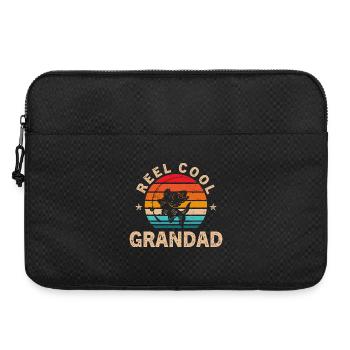 Retro Reel Grandpa - Laptop bag 15" - black - Front