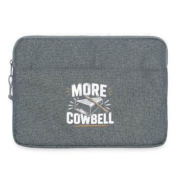 Plus de cloche à vache - Sacoche pour ordinateur portable 15 pouces - gris chiné - Devant