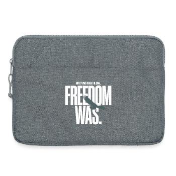 Money Goal Freedom Mindset Entrepreneur Freedom - Laptop bag 15" - heather grey - Front