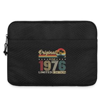 50th Birthday Gift Vintage June Vintage 1976 - Laptop bag 15" - black - Front