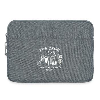 Bride Club Bachelorette 2026 Bachelorette Party - Laptop bag 15" - heather grey - Front