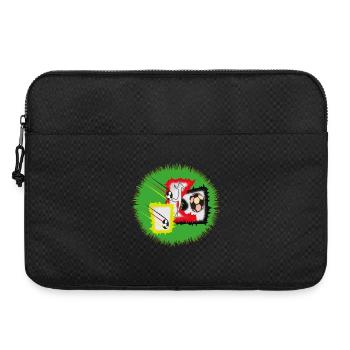 Kinetische Fußball-Explosion - Laptoptasche 15" - Schwarz - Vorne