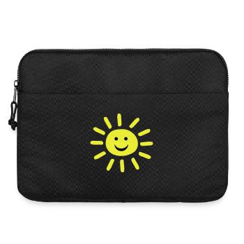 Smiley Summer Sun - Laptoptasche 15" - Schwarz - Vorne